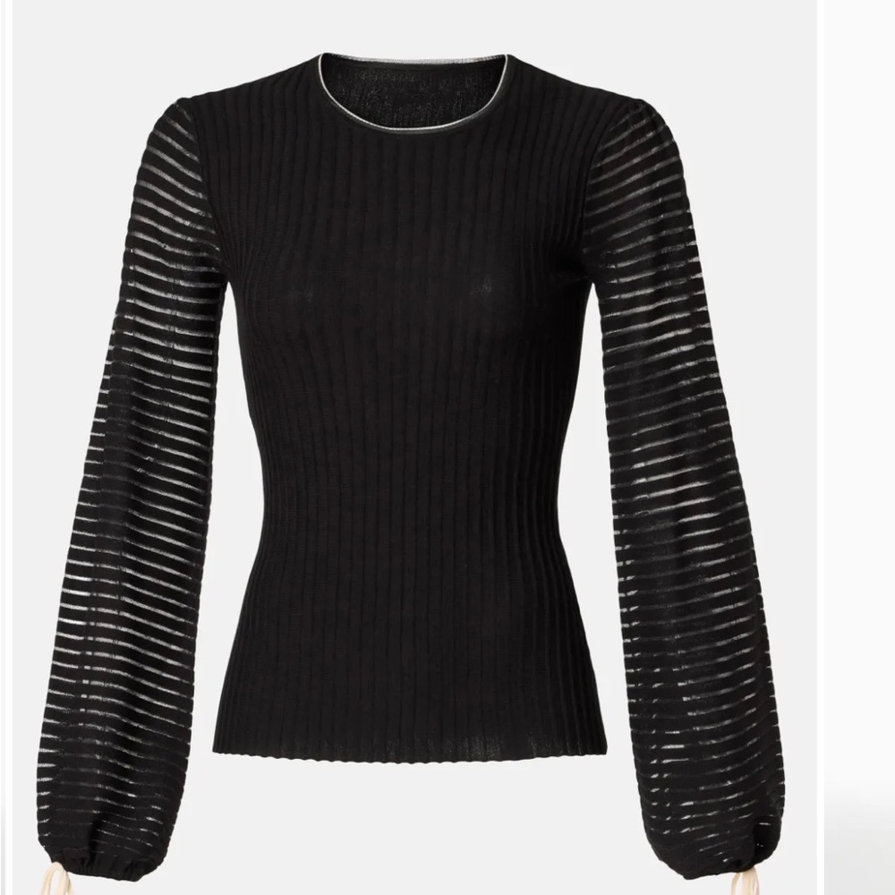 ROKSANDA Tie Puff Sleeve top